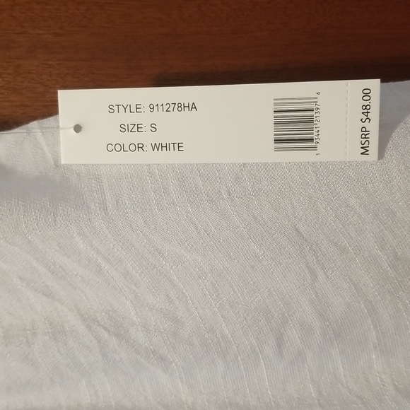 Fundamental Things sleeveless top blouse size S color white - Picture 4 of 14